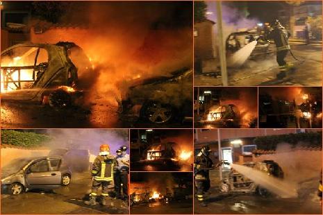 Near Rome two more burned vehicles of a journalist